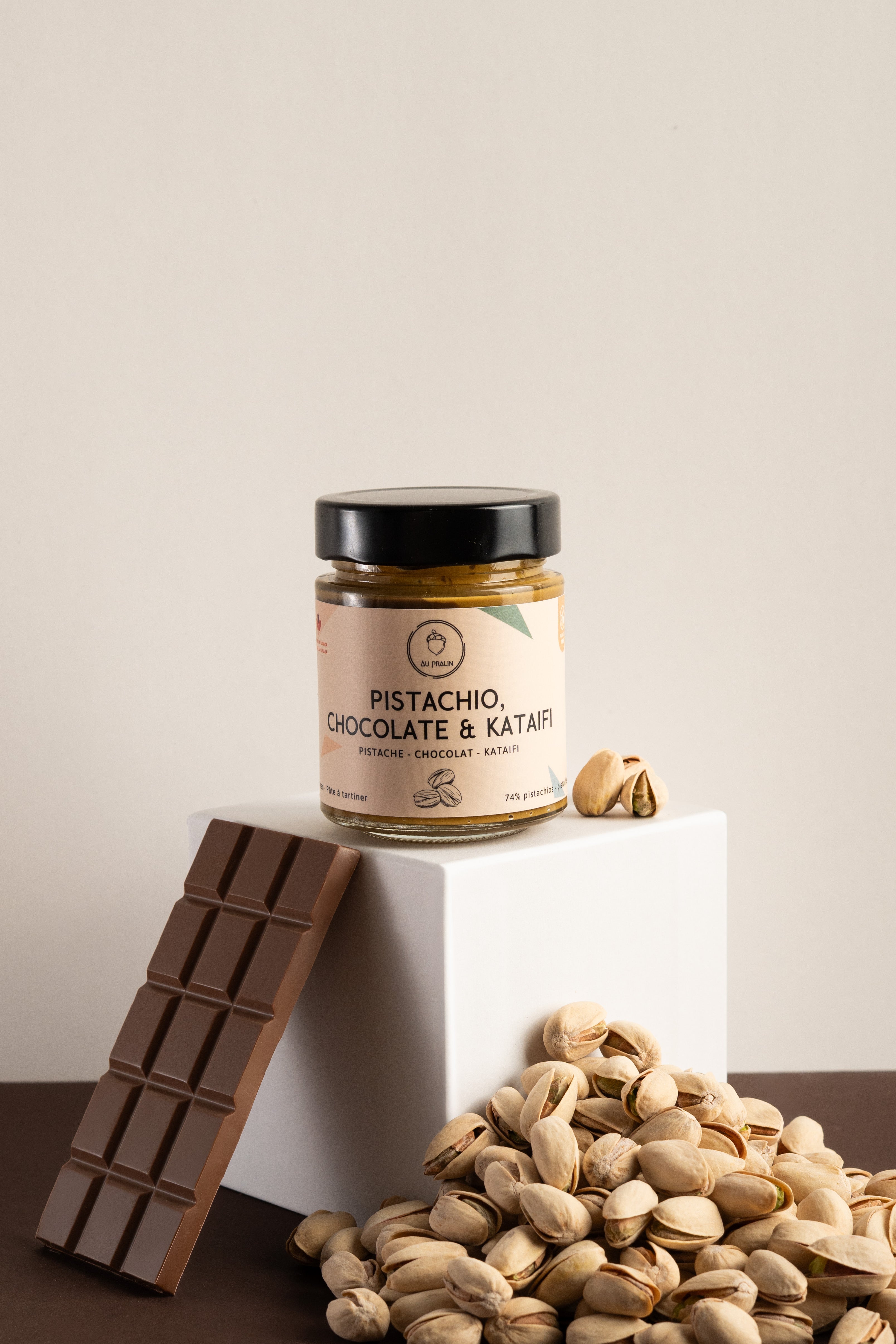 Pistachio, chocolate & kataifi spread