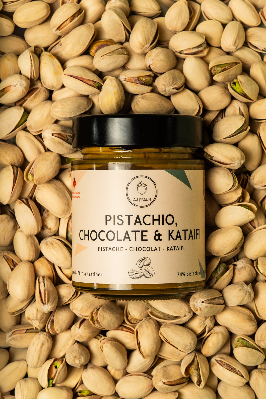 Pistachio, chocolate & kataifi spread