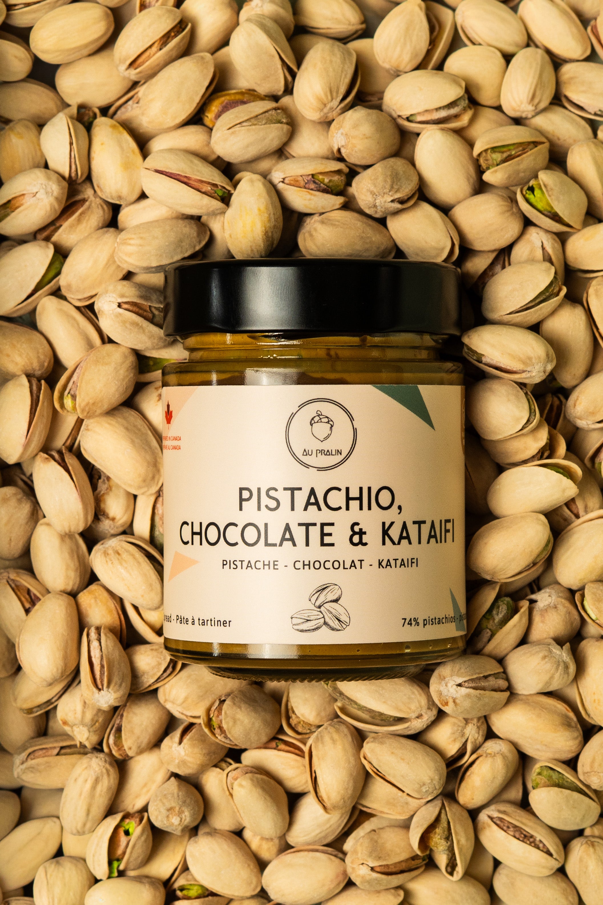 Pistachio, chocolate & kataifi spread